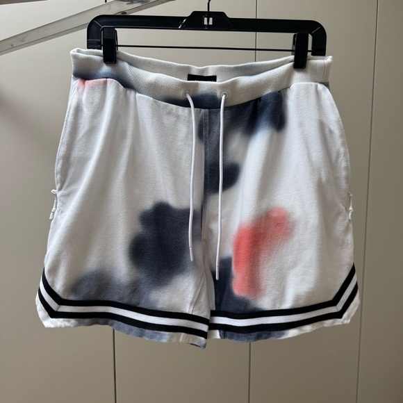 Zanerobe Other - Zanerobe Gray and White Tie-Dye Shorts